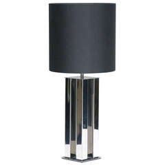 Architectural Table Lamp in the Manner of Paul Evans
