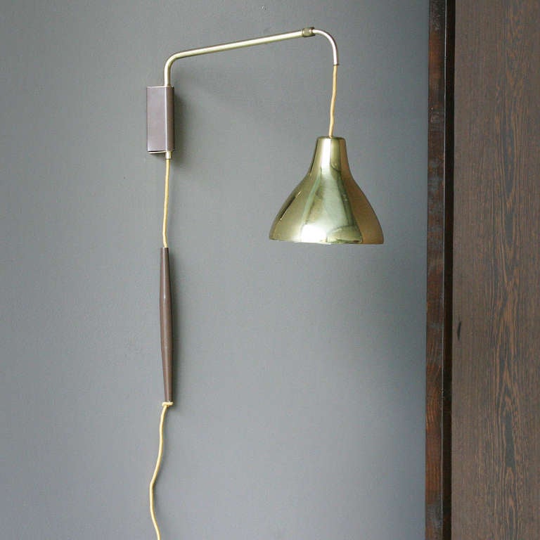 Adjustable Wall Lamp by Gerald Thurston for Lightolier 2
