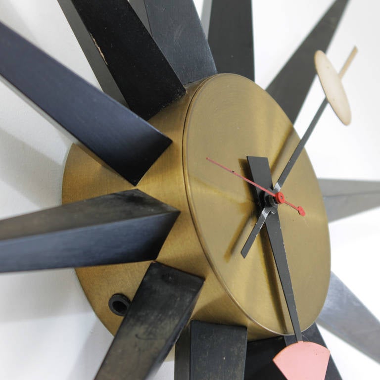 George Nelson Sunburst Clock 3