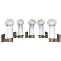Set Of Five Sconces By Raak Amsterdam