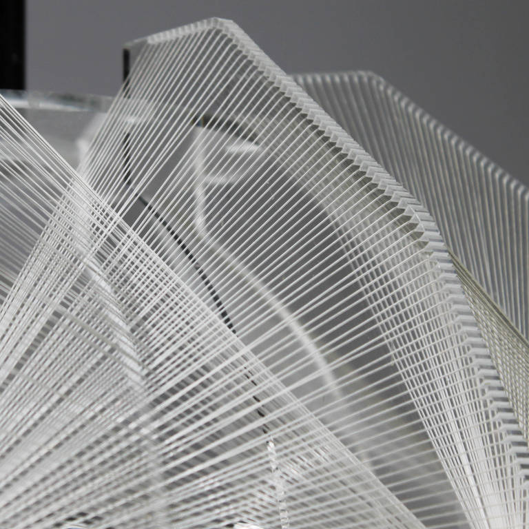 Große Pendelleuchte von Paul Secon für Sompex (Lucite)