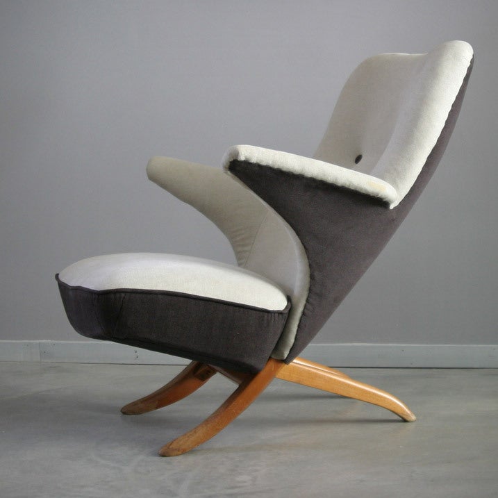 Mid-20th Century Penguin Chair by Theo Ruth Dutch design