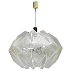 Vintage Large Pendant Lamp by Paul Secon for Sompex