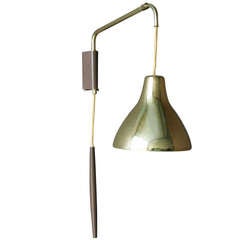Adjustable Wall Lamp by Gerald Thurston for Lightolier