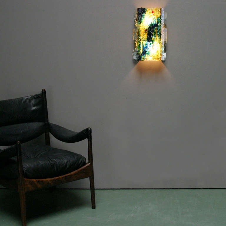 Dutch Glass Sconce 'Chartres' by Lankhorst for Raak Amsterdam