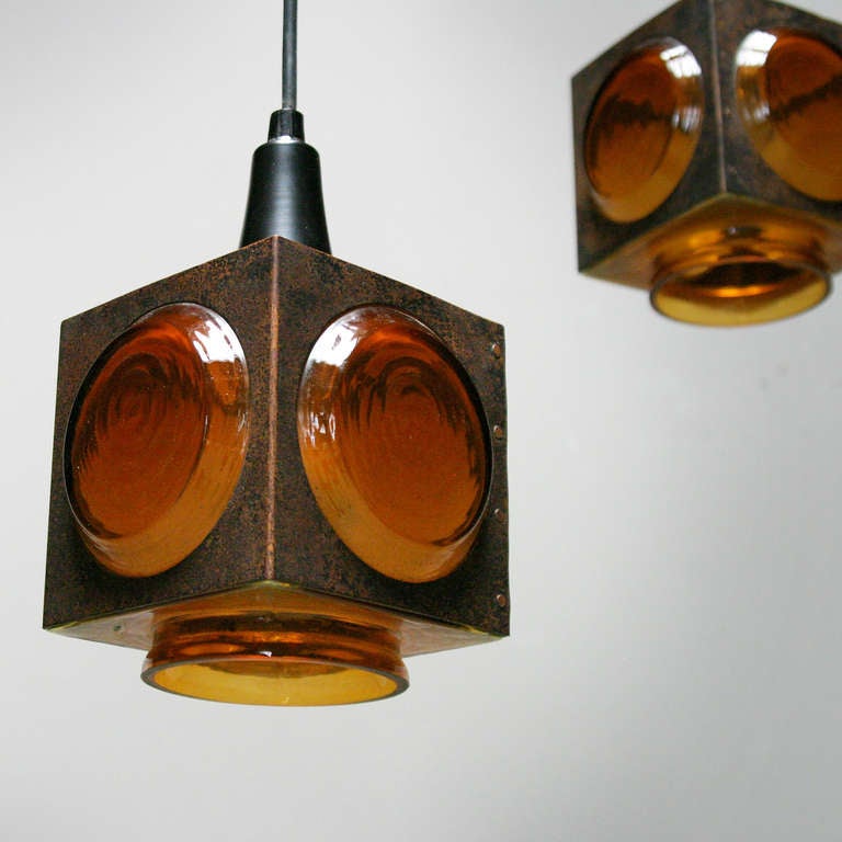 Dutch Three Pendant Lamps by Nanny Still for Raak, Amsterdam