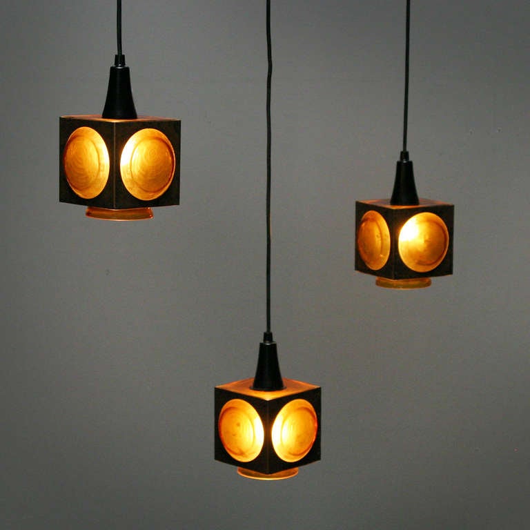 Three Pendant Lamps by Nanny Still for Raak, Amsterdam In Good Condition In JM Haarlem, NL