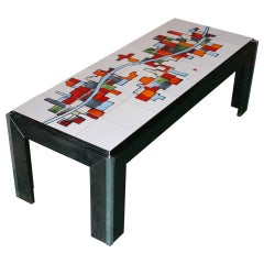 Ceramic Tile Top Coffee Table for Adri Belgique