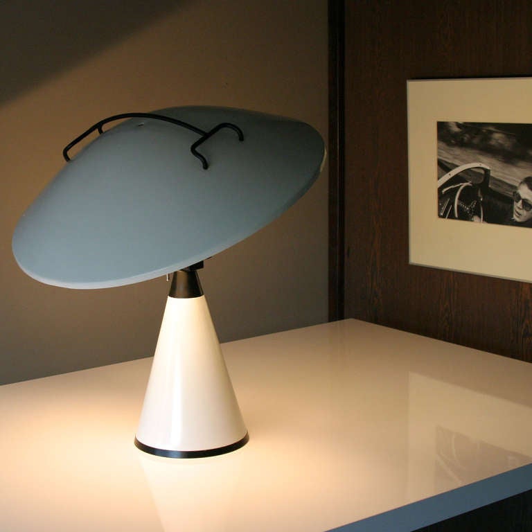 Mid-Century Modern Martinelli 'Radar' Adjustable Table Lamp