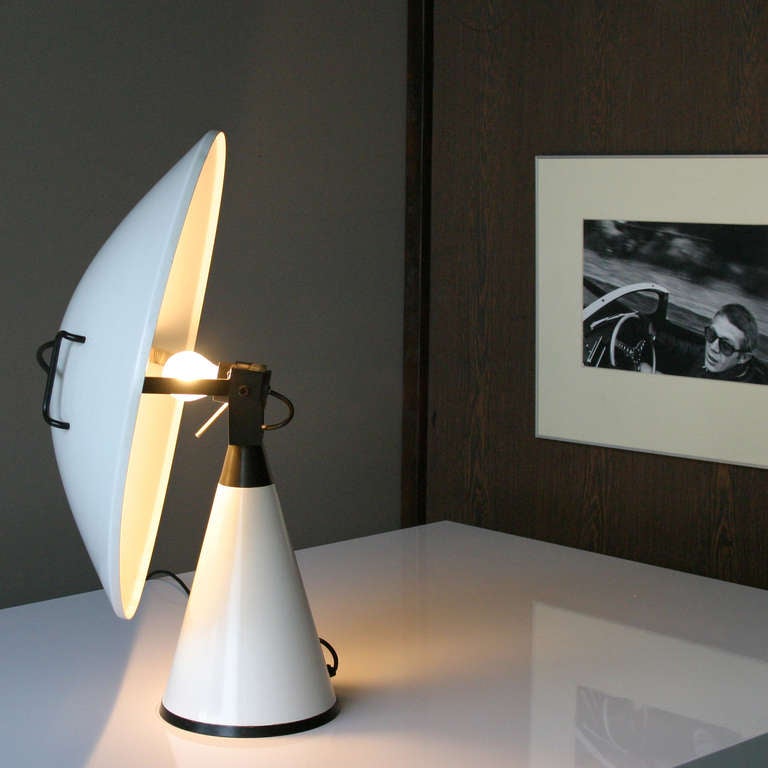 Italian Martinelli 'Radar' Adjustable Table Lamp