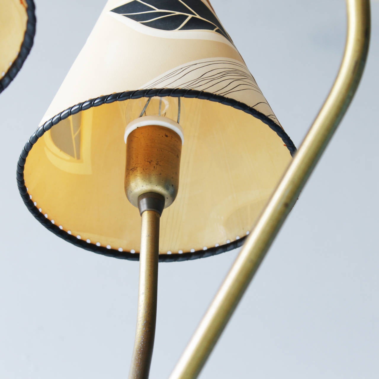 Swedish Brass Floor Lamp 5