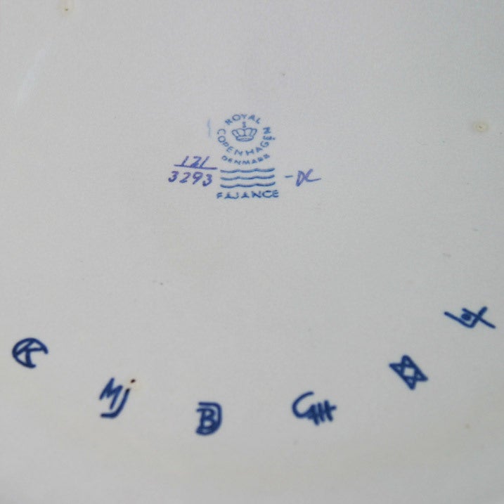 Ceramic Rare Plate Fajance, Royal Copenhagen