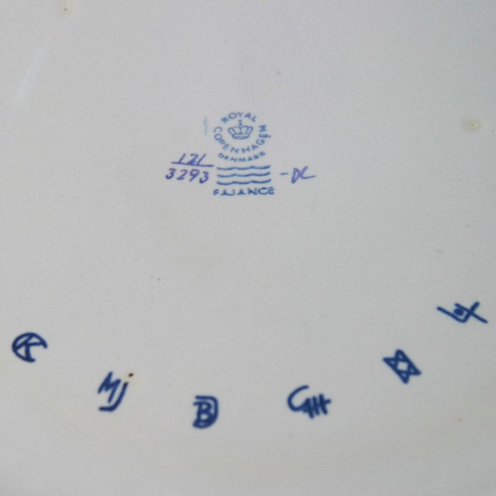 Seltener Teller Fajance:: Royal Copenhagen 1