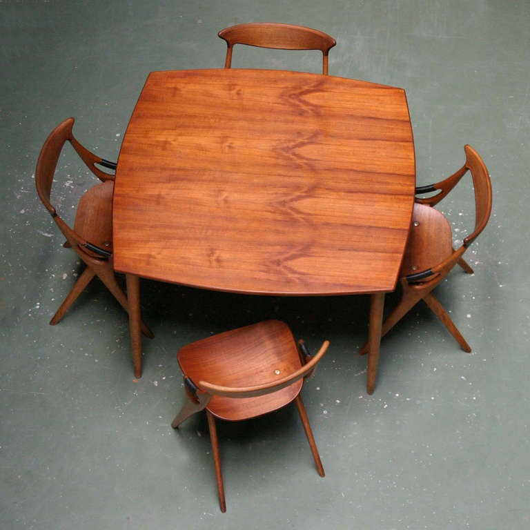 Four Chairs by Hovmand Olsen for Mogens Kold at 1stDibs