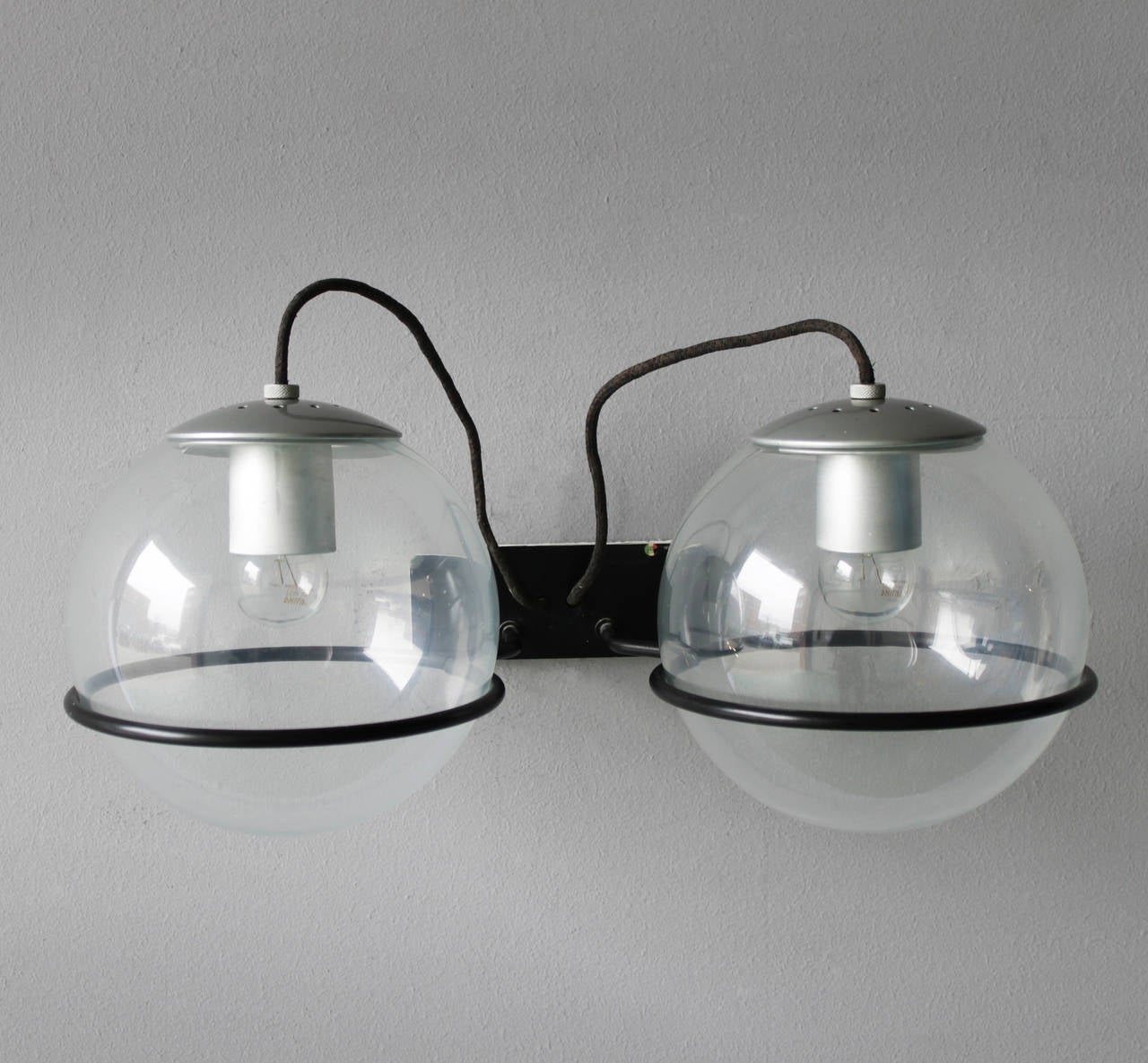 Five Wall Lights 237/2 by Gino Sarfatti for Arteluce In Good Condition In JM Haarlem, NL