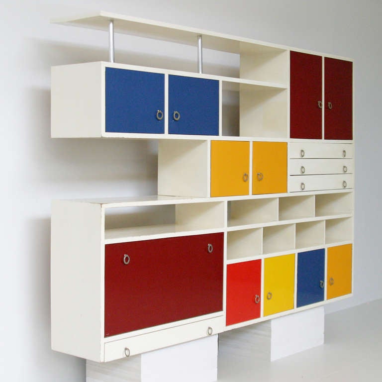 Mid-Century Modern Modernist Cabinet by K.L. Sijmons Holland