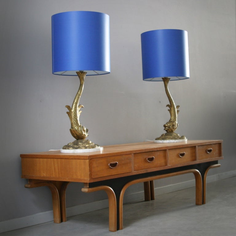 Pair of Baroque Table Lamps from the Fifties 1