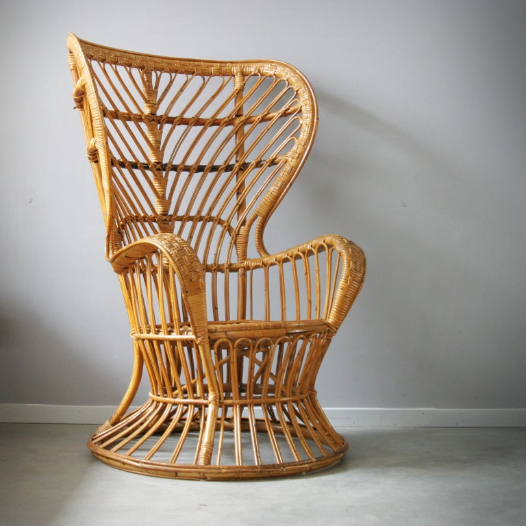 Rattan chair by Gio Ponti 1
