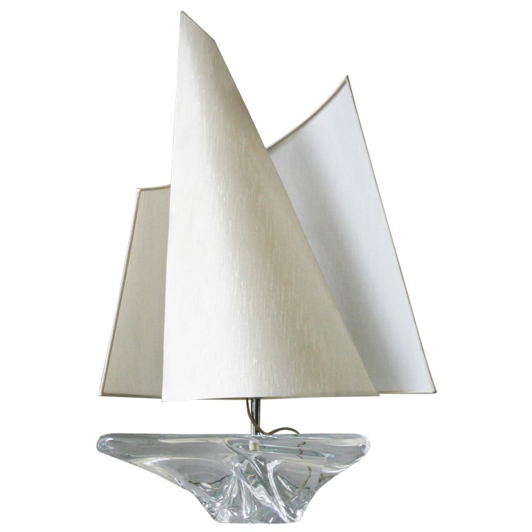 Daum Sail Boat lamp