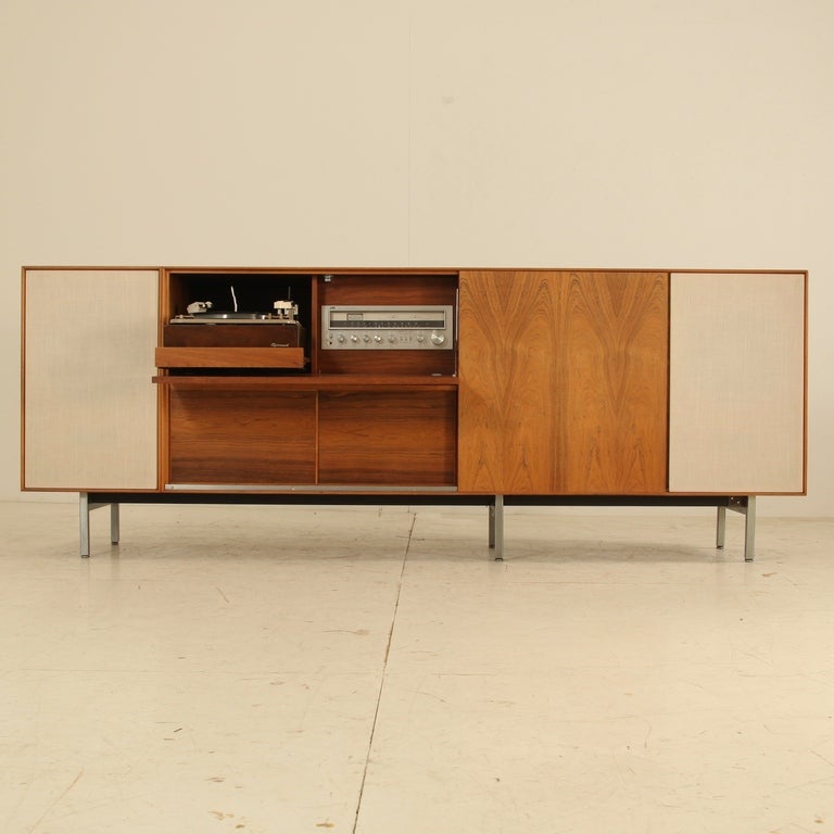Mid-20th Century George Nelson Thin Line Stereo Cabinet