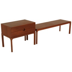 Aksel Kjersgaard Chest Of Drawers With Matching Sidetable Aksel Kjersgaard Chest Of Drawers With Matching Sidetable