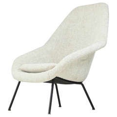 1950's Off White Lounge Chair