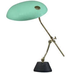 Green Shaded BAG Turgi Table Lamp