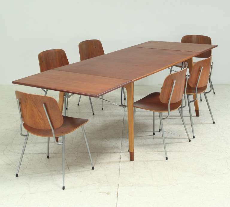 Danish Borge Mogensen Double Dropleaf Table for Soborg, Sweden,  For Sale