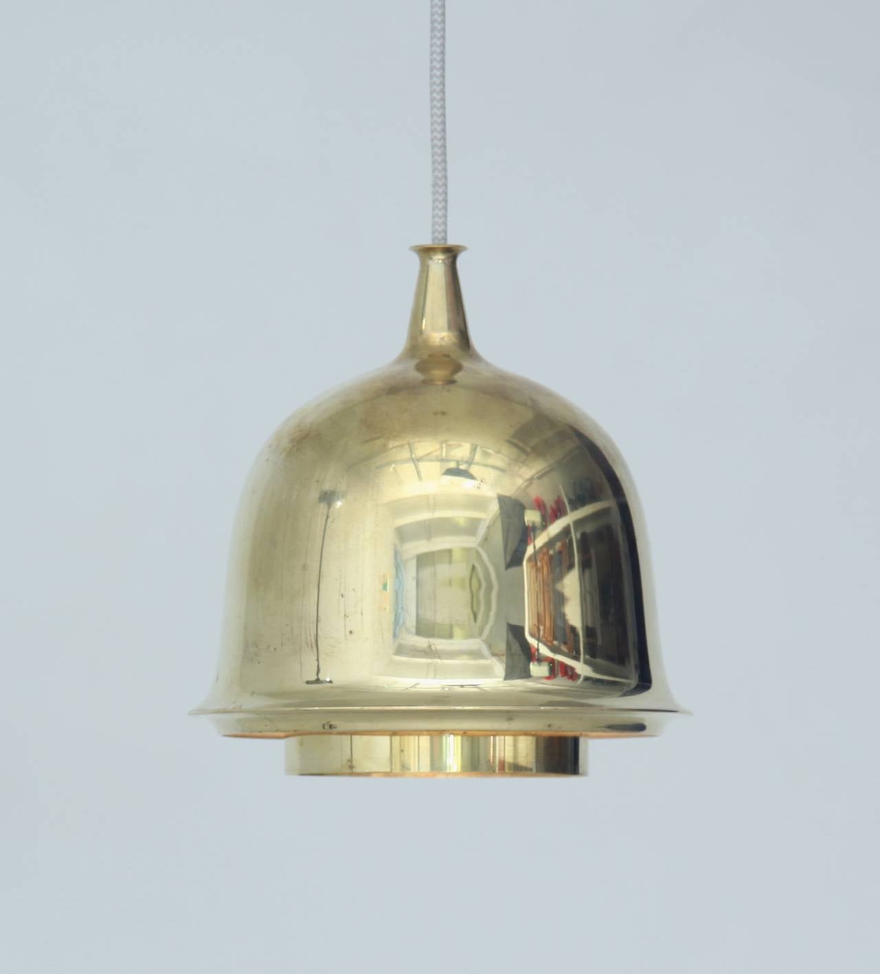 Mid-20th Century Paavo Tynell Model 51161 Pendant Lamp. Taito, Finland, 1950s For Sale