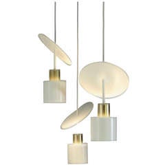 Set Of Three Louis Poulsen Pendants