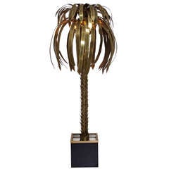 Maison Jansen Palm Tree Floor Lamp Maison Jansen Palm Tree Floor Lamp