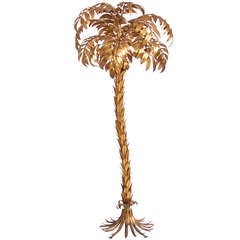 Hans Kogl Palm Tree Lamp Maison Jansen style