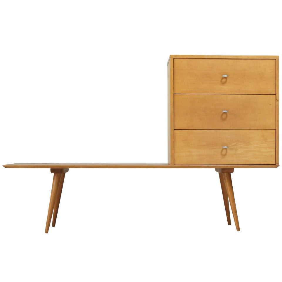 Paul Mccobb Planner Group Bench And Chest Of Drawers