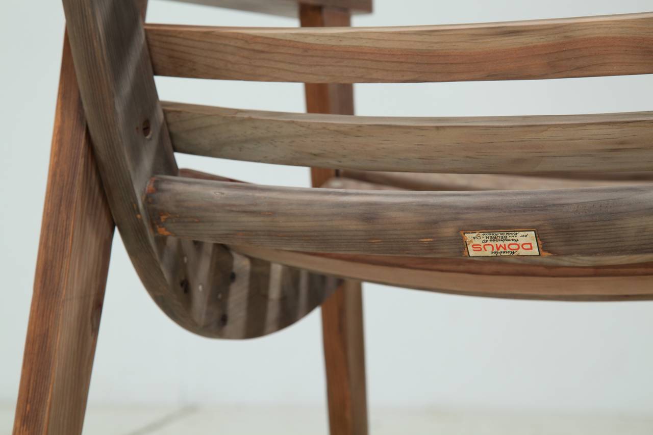 Wood Michael van Beuren for Domus, Easy Chair