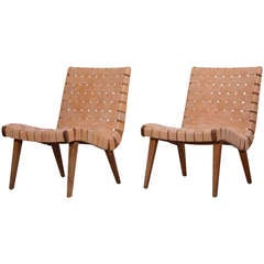 One of these  654w Jens Risom Lounge Chair In Leather