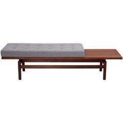 XL Jens Risom Coffee Table in Walnut by Jens Risom Design Inc. with Pillow