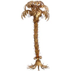 Hans Kögl Medium Size Palm Tree Floor Lamp medium size