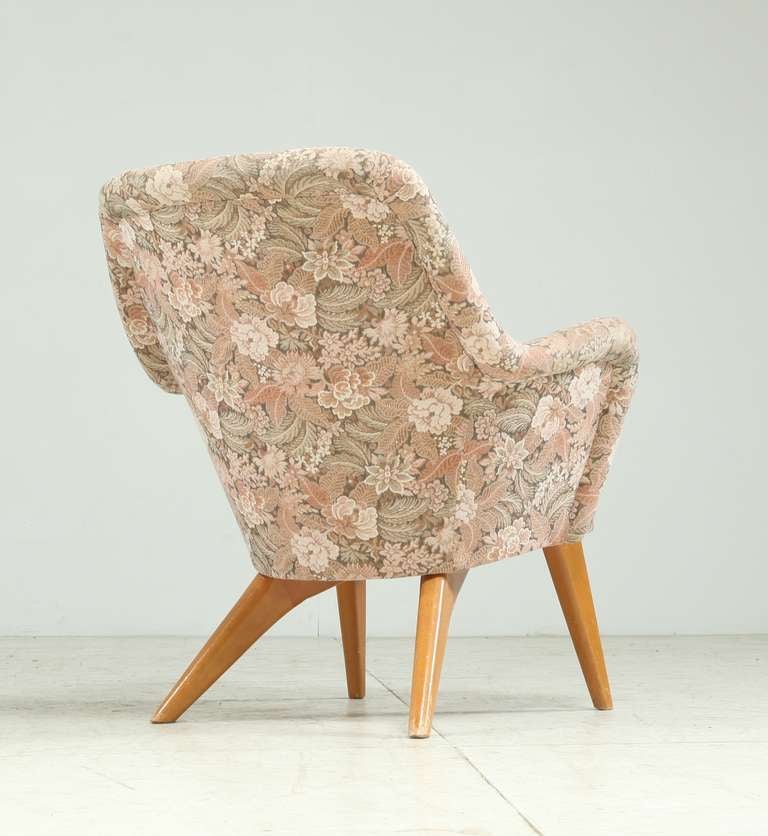 Swedish Carl-Gustav Hiort af Ornas Lounge Chair, Sweden, 1950s For Sale