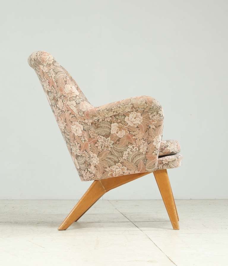 Carl-Gustav Hiort af Ornas Lounge Chair, Sweden, 1950s In Good Condition For Sale In Maastricht, NL