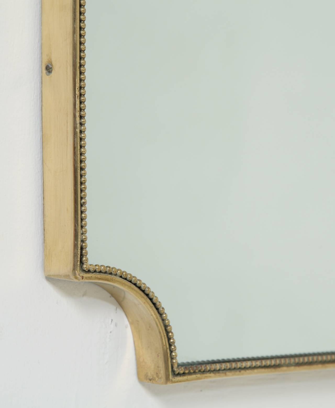 mirror brass frame