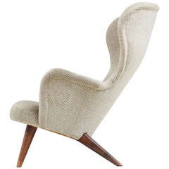 High Back Lounge Chair by Swedish Designer Gustav Hiort af Ornas for Gösta Westerberg