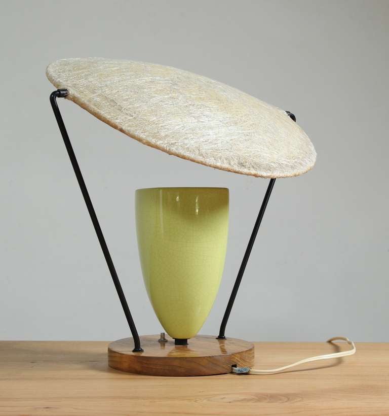 Mid-20th Century Yellow Table Top Model Of The Bobrick Control Light. American, 1950s For Sale