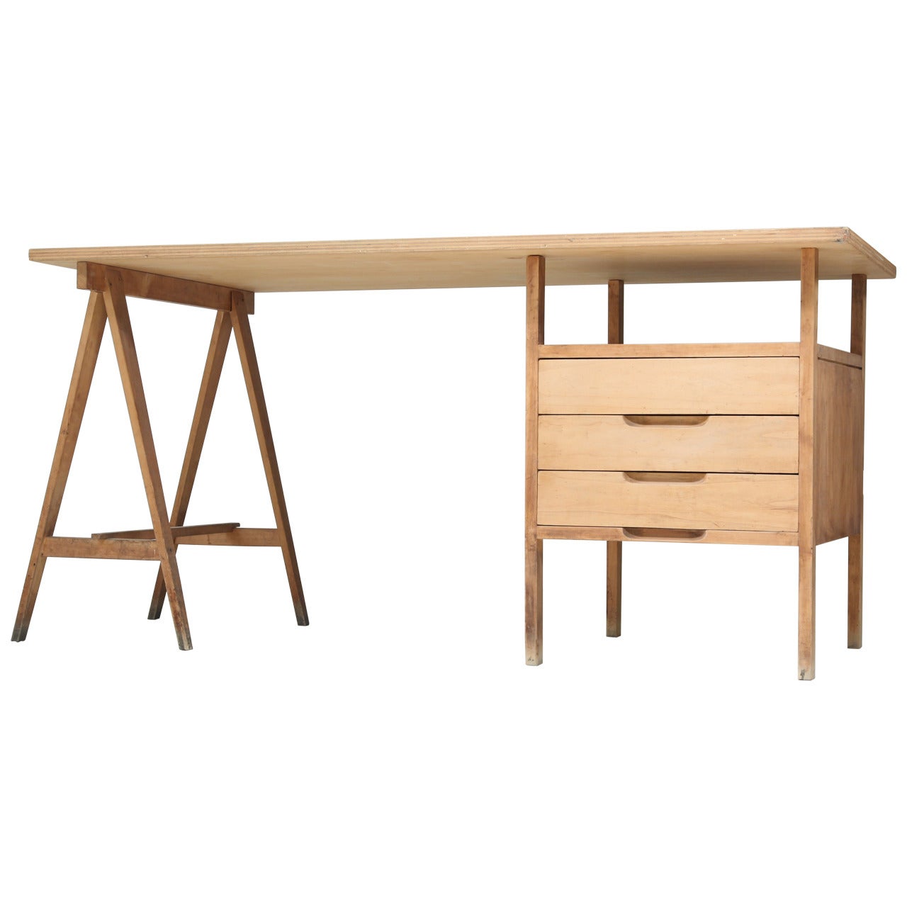 Rare Angelo Mangiarotti Studio Desk For Sale