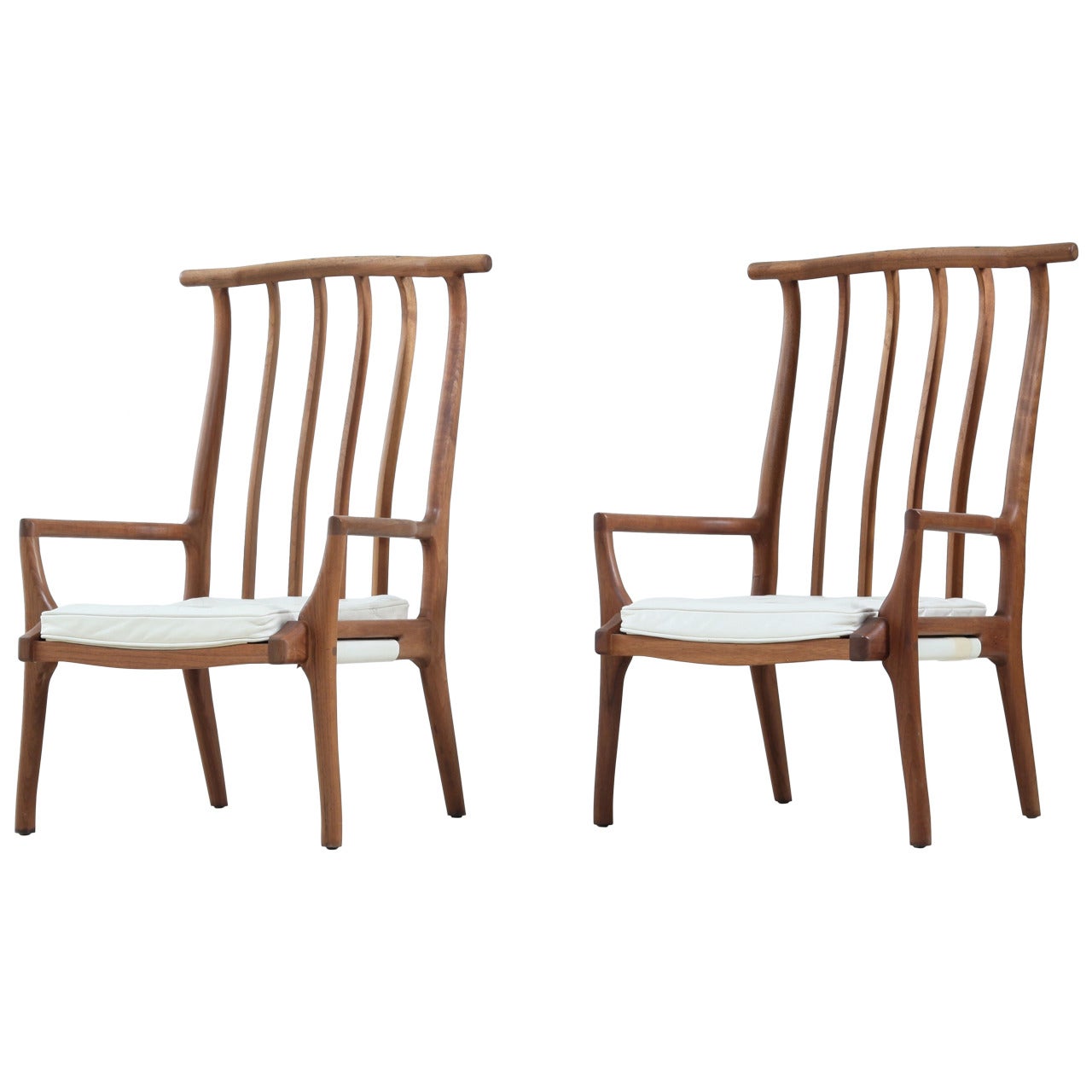Pair of Harrison Studio Lounge Chairs For Sale