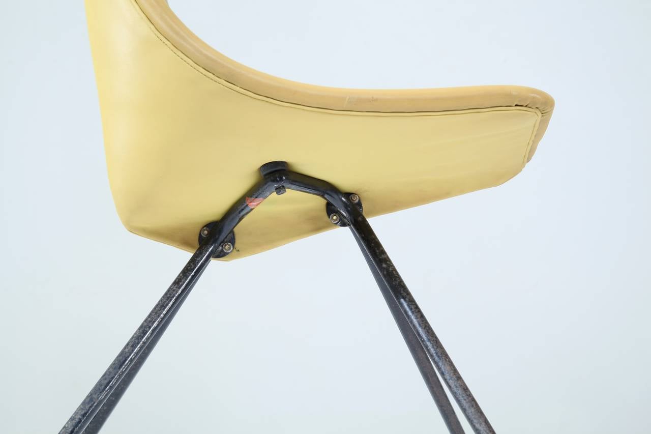 Mid-20th Century Rare Gastone Rinaldi DU 30 Chair for RIMA For Sale
