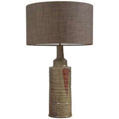 Gustave Tiffoche Ceramic Table Lamp, France, 1950s 2