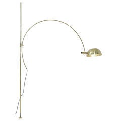 Arc Floor lamp in Brass by Florian Schulz
