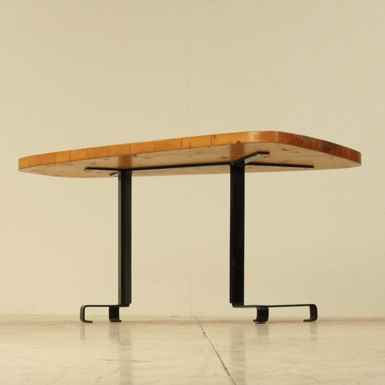 Mid-Century Modern Charlotte Perriand freeform table from Les Arcs, France, 1960s For Sale