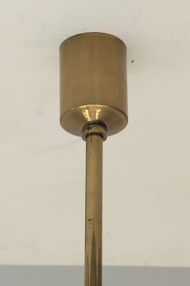 Very Large German Thirteen-Armed Brass Chandelier, 1960s 2