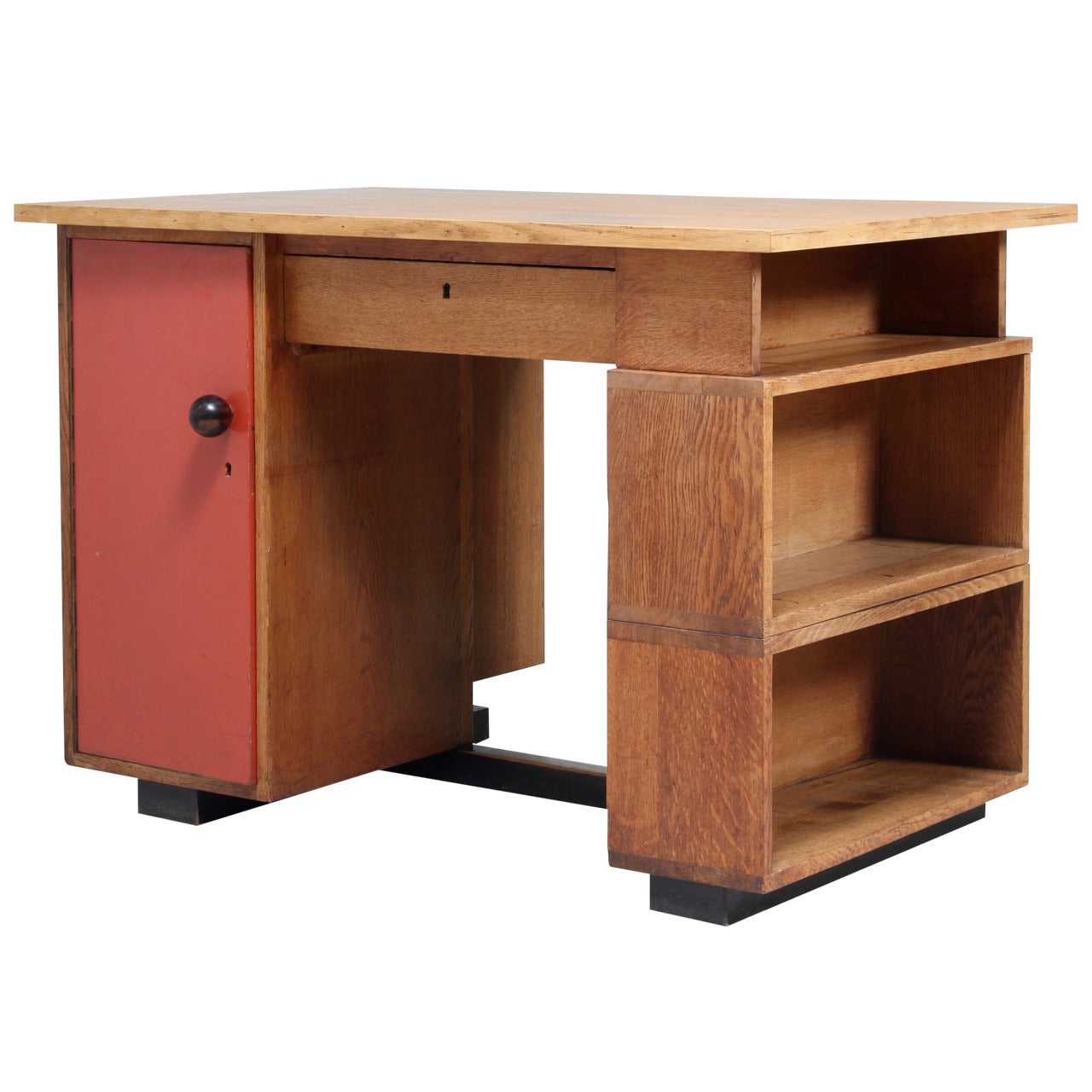 Rare 1920s Desk by Muntendam for LOV Oosterbeek For Sale